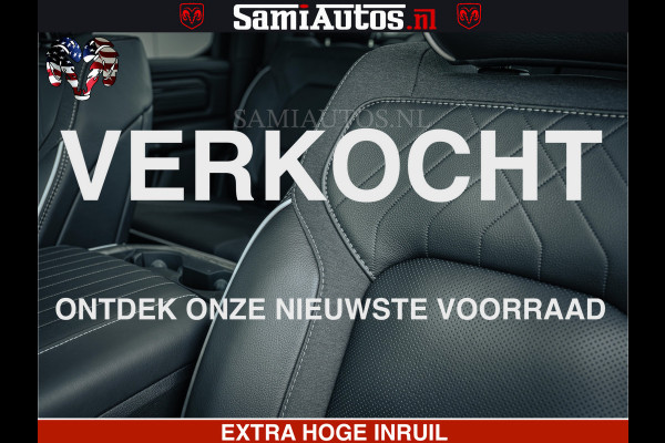 Dodge Ram Limited SPORT H.O 540HP 706Nm | Massage + Full Option | De Meest Luxe en Volle Pick-Up in zijn Klasse | Comfortabele Dubbele Cabine met Royale 5 Zitplaatsen | BPM vrij | Nu Leverbaar uit Voorraad | Voorraad Nr 2348 - 5158