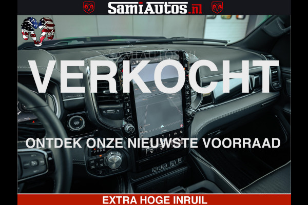 Dodge Ram Limited SPORT H.O 540HP 706Nm | Massage + Full Option | De Meest Luxe en Volle Pick-Up in zijn Klasse | Comfortabele Dubbele Cabine met Royale 5 Zitplaatsen | BPM vrij | Nu Leverbaar uit Voorraad | Voorraad Nr 2348 - 5158