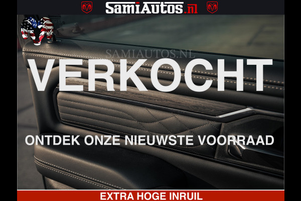 Dodge Ram Limited SPORT H.O 540HP 706Nm | Massage + Full Option | De Meest Luxe en Volle Pick-Up in zijn Klasse | Comfortabele Dubbele Cabine met Royale 5 Zitplaatsen | BPM vrij | Nu Leverbaar uit Voorraad | Voorraad Nr 2348 - 5158