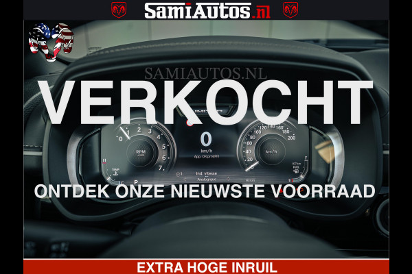 Dodge Ram Limited SPORT H.O 540HP 706Nm | Massage + Full Option | De Meest Luxe en Volle Pick-Up in zijn Klasse | Comfortabele Dubbele Cabine met Royale 5 Zitplaatsen | BPM vrij | Nu Leverbaar uit Voorraad | Voorraad Nr 2348 - 5158