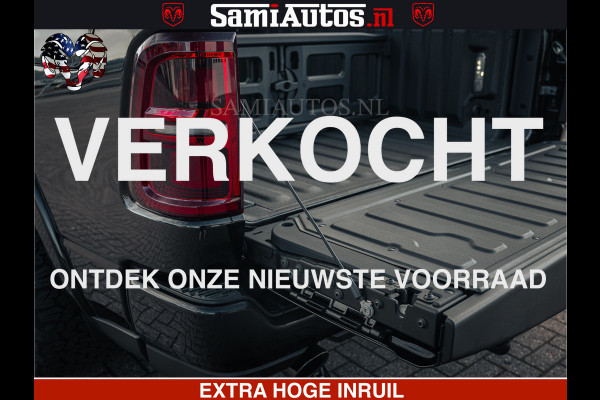 Dodge Ram Limited SPORT H.O 540HP 706Nm | Massage + Full Option | De Meest Luxe en Volle Pick-Up in zijn Klasse | Comfortabele Dubbele Cabine met Royale 5 Zitplaatsen | BPM vrij | Nu Leverbaar uit Voorraad | Voorraad Nr 2348 - 5158