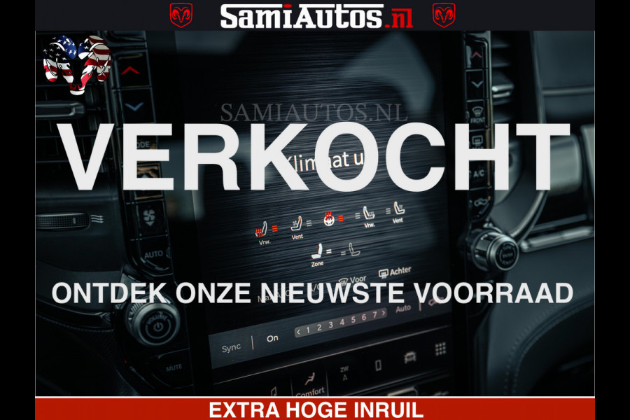 Dodge Ram Limited SPORT H.O 540HP 706Nm | Massage + Full Option | De Meest Luxe en Volle Pick-Up in zijn Klasse | Comfortabele Dubbele Cabine met Royale 5 Zitplaatsen | BPM vrij | Nu Leverbaar uit Voorraad | Voorraad Nr 2348 - 5158