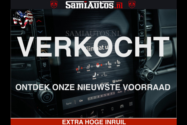 Dodge Ram Limited SPORT H.O 540HP 706Nm | Massage + Full Option | De Meest Luxe en Volle Pick-Up in zijn Klasse | Comfortabele Dubbele Cabine met Royale 5 Zitplaatsen | BPM vrij | Nu Leverbaar uit Voorraad | Voorraad Nr 2348 - 5158