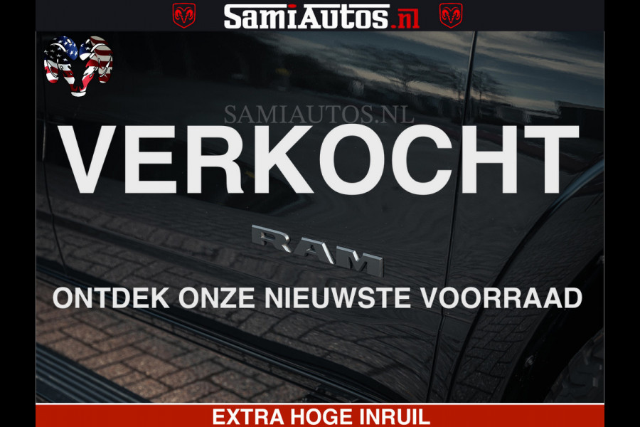 Dodge Ram Limited SPORT H.O 540HP 706Nm | Massage + Full Option | De Meest Luxe en Volle Pick-Up in zijn Klasse | Comfortabele Dubbele Cabine met Royale 5 Zitplaatsen | BPM vrij | Nu Leverbaar uit Voorraad | Voorraad Nr 2348 - 5158