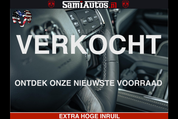 Dodge Ram Limited SPORT H.O 540HP 706Nm | Massage + Full Option | De Meest Luxe en Volle Pick-Up in zijn Klasse | Comfortabele Dubbele Cabine met Royale 5 Zitplaatsen | BPM vrij | Nu Leverbaar uit Voorraad | Voorraad Nr 2348 - 5158