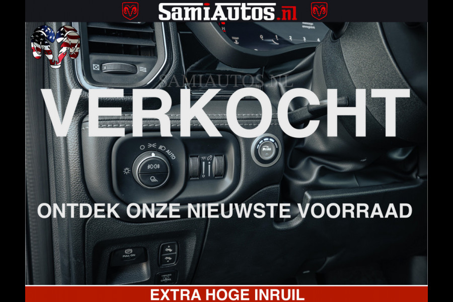 Dodge Ram Limited SPORT H.O 540HP 706Nm | Massage + Full Option | De Meest Luxe en Volle Pick-Up in zijn Klasse | Comfortabele Dubbele Cabine met Royale 5 Zitplaatsen | BPM vrij | Nu Leverbaar uit Voorraad | Voorraad Nr 2348 - 5158