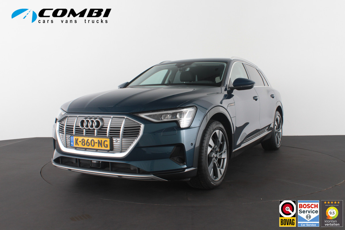 Audi e-tron 55 quattro advanced Pro Line Plus 95 kWh Leer/Memory/Trekhaak/Galaxis blauw/Adaptive Cruise Control