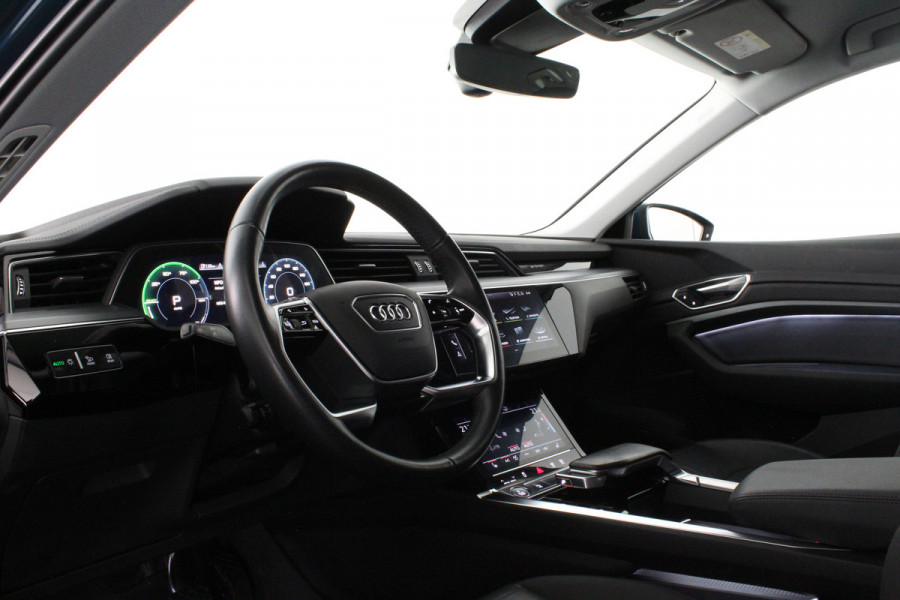 Audi e-tron 55 quattro advanced Pro Line Plus 95 kWh Leer/Memory/Trekhaak/Galaxis blauw/Adaptive Cruise Control