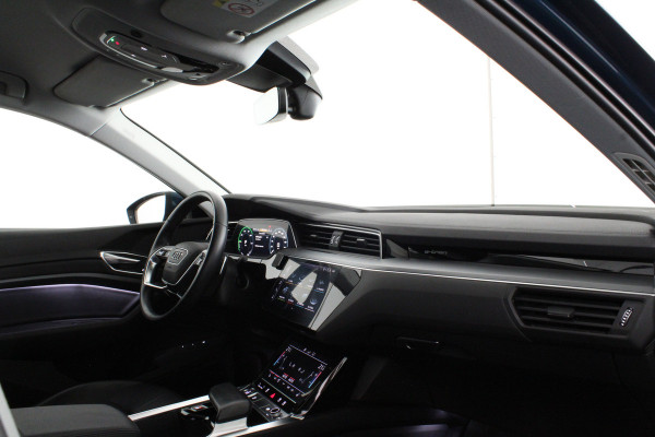 Audi e-tron 55 quattro advanced Pro Line Plus 95 kWh Leer/Memory/Trekhaak/Galaxis blauw/Adaptive Cruise Control
