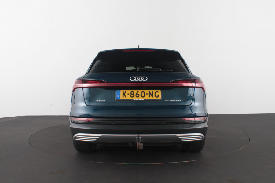 Audi e-tron 55 quattro advanced Pro Line Plus 95 kWh Leer/Memory/Trekhaak/Galaxis blauw/Adaptive Cruise Control