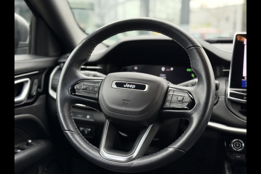 Jeep Compass 1.3T 4 x e 240 | 80th Anniversary PHEV 4WD| STOEL + STUURVERWARMING| ADAPTIVE CRUISE CONTROL| ACHTERUITRIJCAMERA| ELEKTRISCHE STOELEN| KEYLESS| 19 INCH! |SUPER COMPLEET UITGEVOERD! |