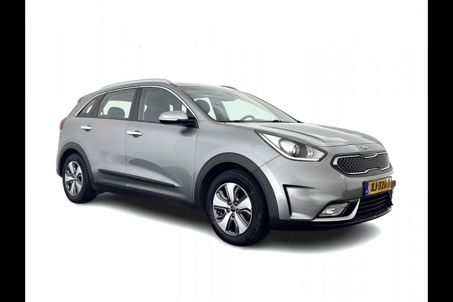 Kia Niro 1.6 GDi Hybrid ExecutiveLine Eco-Hybrid (INCL-BTW) Aut. *LEATHER-FABRIC | NAVI-FULLMAP | KEYLESS | CAMERA | COMFORTSEATS | DIGI-COCKPIT | LANE-ASSIST | ECC | CARPLAY | PDC | TOWBAR | 16''ALU*