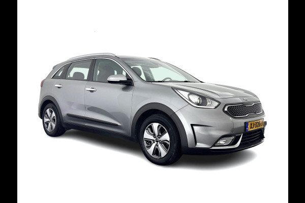 Kia Niro 1.6 GDi Hybrid ExecutiveLine Eco-Hybrid (INCL-BTW) Aut. *LEATHER-FABRIC | NAVI-FULLMAP | KEYLESS | CAMERA | COMFORTSEATS | DIGI-COCKPIT | LANE-ASSIST | ECC | CARPLAY | PDC | TOWBAR | 16''ALU*