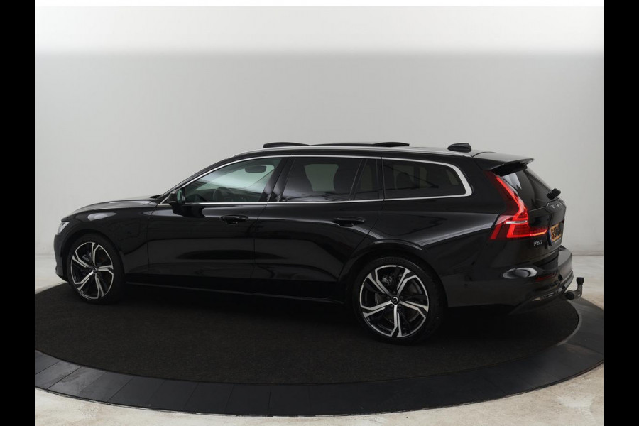 Volvo V60 2.0 T8 Plug-in AWD Ultimate Bright | Panoramadak | Trekhaak | Leder | Stoelventilatie | 360 Camera | Harman/Kardon | Head-Up | Keyless | Carplay | Achterbankverwarming | Adaptive cruise | PHEV