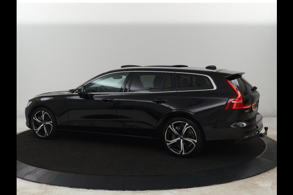 Volvo V60 2.0 T8 Plug-in AWD Ultimate Bright | Panoramadak | Trekhaak | Leder | Stoelventilatie | 360 Camera | Harman/Kardon | Head-Up | Keyless | Carplay | Achterbankverwarming | Adaptive cruise | PHEV