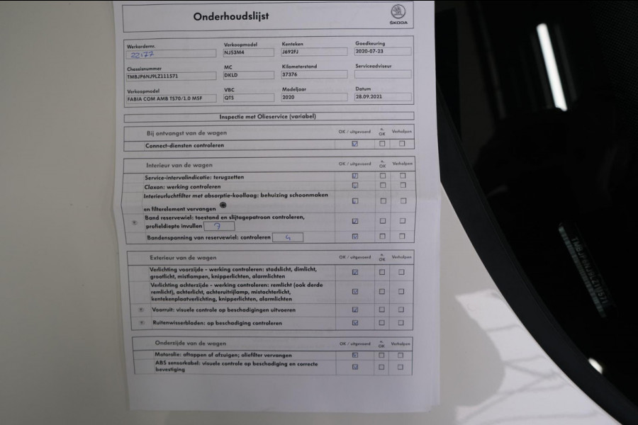 Škoda Fabia Combi 1.0 TSI Ambition - N.A.P. Airco, Cruise, Navi, PDC, Carplay.