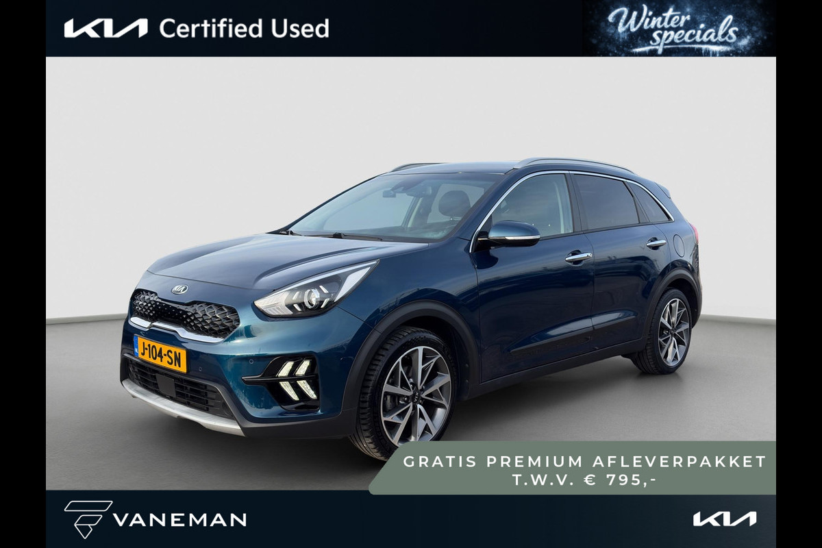 Kia Niro 1.6 GDi Hybrid DynamicPlusLine Automaat | Camera | Stoel & Stuurverwarming | Cruise | Sensoren | Apple Carplay & Android Auto | Navi |