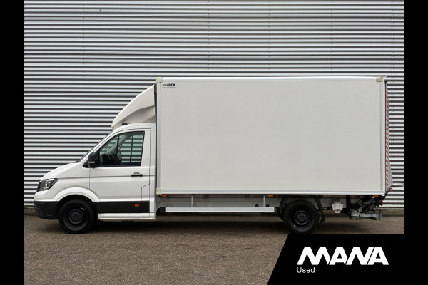 Volkswagen Crafter 2.0TDI 177PK Bakwagen Laadklep 750kg Lat om Lat Trekhaak Zijdeur Lederen bekleding Airco