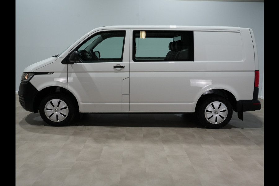 Volkswagen Transporter 2.0 TDI 110pk L1H1 Dubbele Cabine DC Navigatie via app Android/Carplay Airco DAB