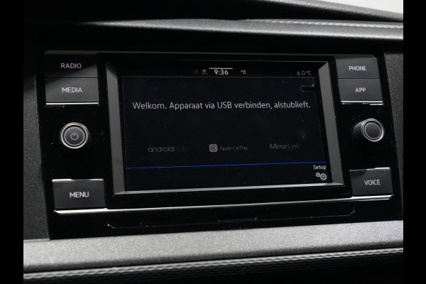 Volkswagen Transporter 2.0 TDI 110pk L1H1 Dubbele Cabine DC Navigatie via app Android/Carplay Airco DAB