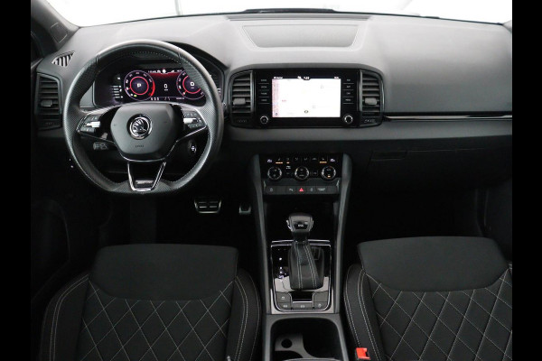 Škoda Karoq 1.5 TSI Sportline | Panoramadak | Stoelverwarming | Virtual Cockpit | Adaptive cruise | Canton Audio | Camera | File Assistent | Keyless | Side Assist | Full LED | Navigatie