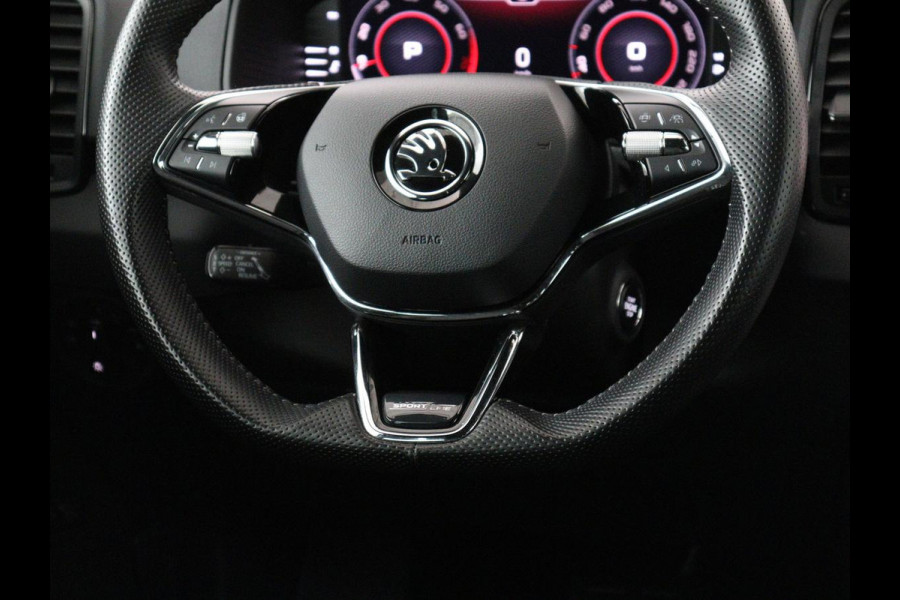 Škoda Karoq 1.5 TSI Sportline | Panoramadak | Stoelverwarming | Virtual Cockpit | Adaptive cruise | Canton Audio | Camera | File Assistent | Keyless | Side Assist | Full LED | Navigatie