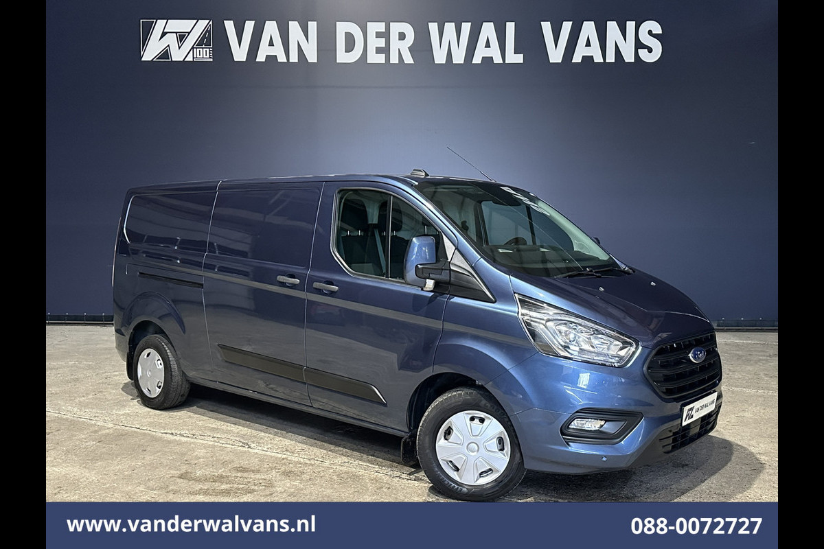 Ford Transit Custom 2.0 TDCI 131pk L2H1 Euro6 Airco | Camera | LED | Cruisecontrol | Verwarmde voorruit Parkeersensoren, Bijrijdersbank, 2800kg trekvermogen