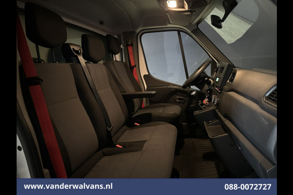 Renault Master 2.3 dCi 146pk Bakwagen 232cm Hoog Laadklep Zijdeur Euro6 Airco | LED | Lat om Lat Betimmering Cruisecontrol, Bijrijdersbank