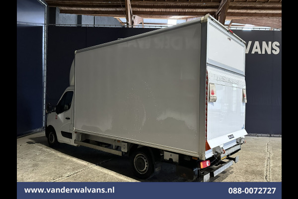 Renault Master 2.3 dCi 146pk Bakwagen 232cm Hoog Laadklep Zijdeur Euro6 Airco | LED | Lat om Lat Betimmering Cruisecontrol, Bijrijdersbank