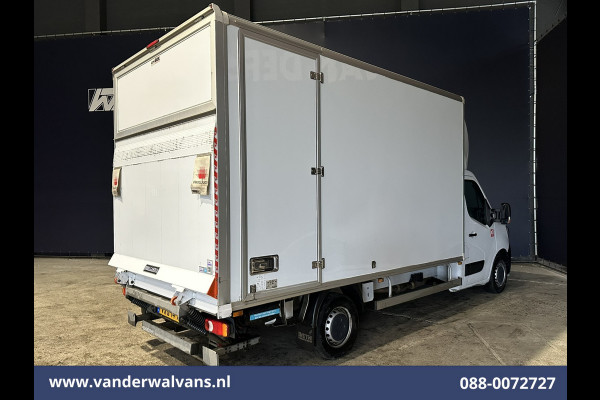 Renault Master 2.3 dCi 146pk Bakwagen 232cm Hoog Laadklep Zijdeur Euro6 Airco | LED | Lat om Lat Betimmering Cruisecontrol, Bijrijdersbank