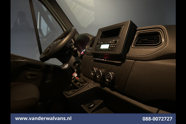 Renault Master 2.3 dCi 146pk Bakwagen 232cm Hoog Laadklep Zijdeur Euro6 Airco | LED | Lat om Lat Betimmering Cruisecontrol, Bijrijdersbank