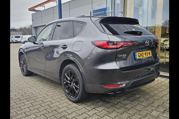 Mazda CX-60 2.5 e-SkyActiv PHEV Homura 325 pk | Nieuwstaat | Leder | Full led | Virtual cockpit | Head-up display | Adaptieve cruise control etc.