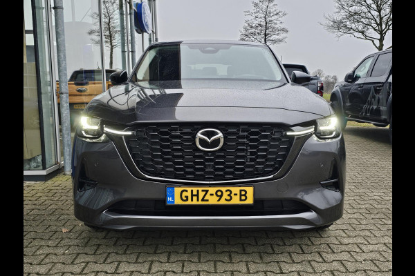 Mazda CX-60 2.5 e-SkyActiv PHEV Homura 325 pk | Nieuwstaat | Leder | Full led | Virtual cockpit | Head-up display | Adaptieve cruise control etc.