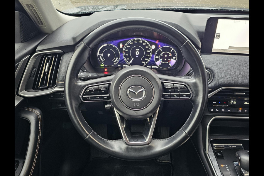 Mazda CX-60 2.5 e-SkyActiv PHEV Homura 325 pk | Nieuwstaat | Leder | Full led | Virtual cockpit | Head-up display | Adaptieve cruise control etc.