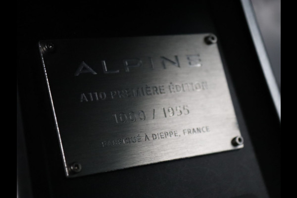 ALPINE A110 1.8 Turbo Premiere Edition #1000 van 1955 | 250pk | Focal premium | Cruise | Climate | Parkeersens. achter | 18"