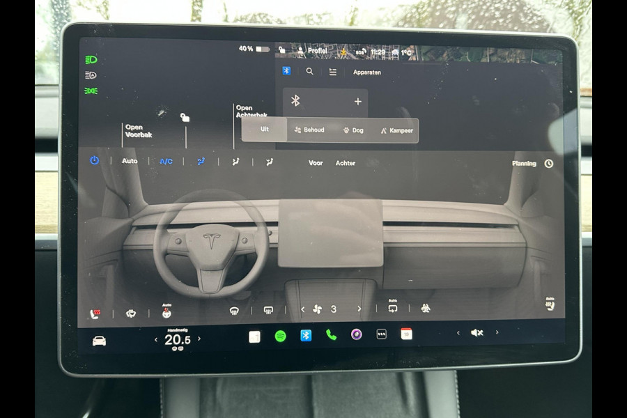 Tesla Model Y Long Range AWD 75 kWh SOH 96% | AFNEEMBARE TREKHAAK | STOEL- EN STUURVERWARMING | FABRIEKSGARANTIE |