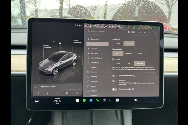 Tesla Model Y Long Range AWD 75 kWh SOH 96% | AFNEEMBARE TREKHAAK | STOEL- EN STUURVERWARMING | FABRIEKSGARANTIE |