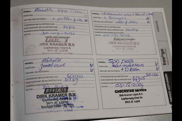 Fiat 500 1.4 T-Jet Abarth Turismo Pista | ELEKTRISCH SCHUIFDAK |