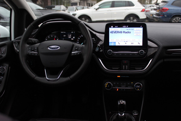 Ford Fiesta 1.0 EcoBoost Vignale Panoramadak / Camera / Leder / 18'' / Navigatie / B&O / Dodehoek / DAB / Stuur+Stoelverwarming / ACC