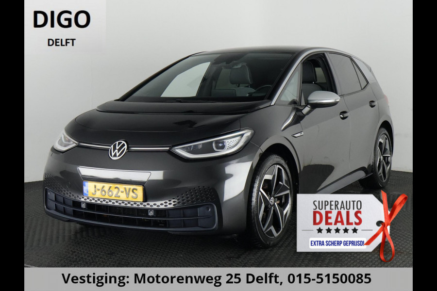 Volkswagen ID.3 First Plus 58 kWh ACCU 89%! BIJNA 2021 . STUUR & STOEL VERWARMING . PARKEERSENSOREN VOOR/ACHTER .