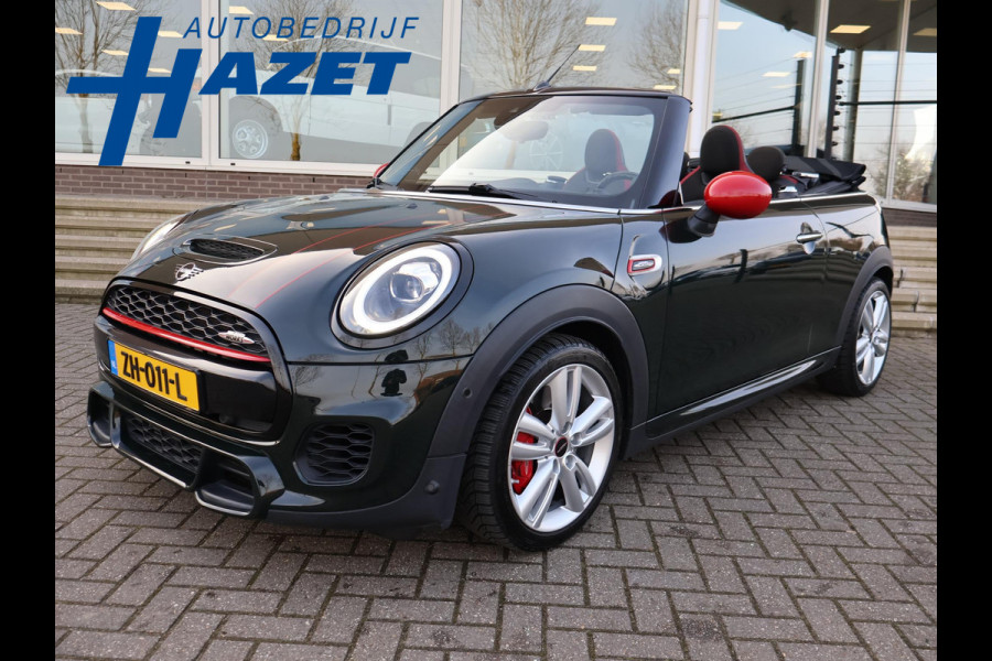 MINI Cabrio 2.0 JCW JOHN COOPER WORKS 231 PK REBEL GREEN | JCW STOELEN | ADAPTIVE CRUISE | ORIG. NL