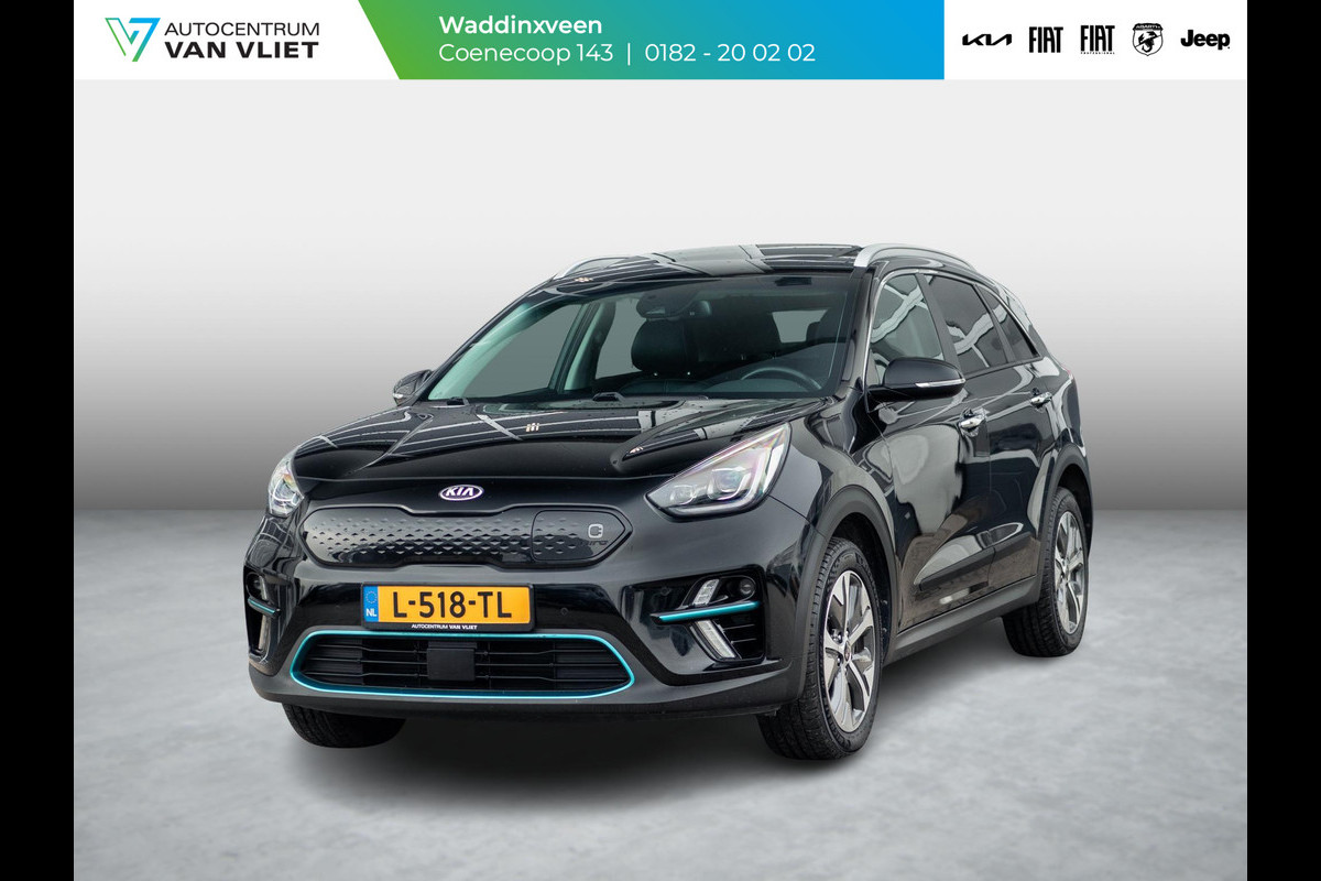 Kia e-Niro ExecutiveLine 64 kWh l Lederen bekleding l Stoel Stuurwielverwarming l JBL premium sound systeem l Schuifkantel dak l SOH 95,8 l