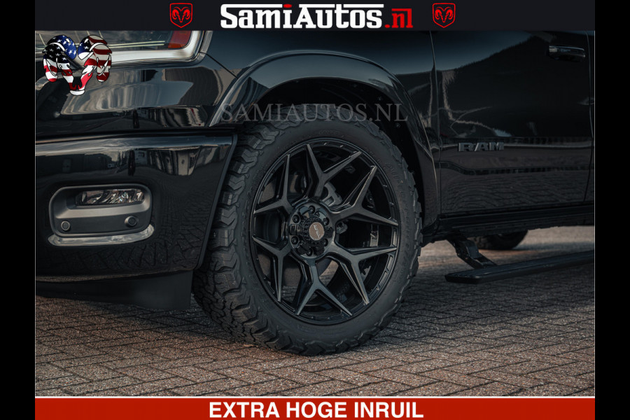 Dodge Ram Limited Night H.O 540HP 706Nm | Massage + Full Option | De Meest Luxe en Volle Pick-Up in zijn Klasse | Comfortabele Dubbele Cabine met Royale 5 Zitplaatsen | BPM vrij | Nu Leverbaar uit Voorraad | Voorraad Nr 2328 -  5157