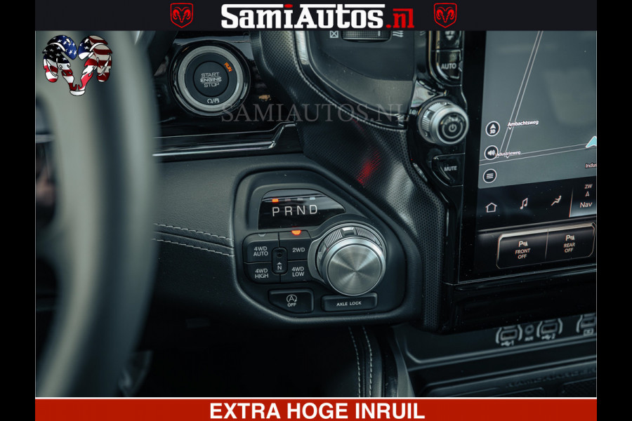 Dodge Ram Limited Night H.O 540HP 706Nm | Massage + Full Option | De Meest Luxe en Volle Pick-Up in zijn Klasse | Comfortabele Dubbele Cabine met Royale 5 Zitplaatsen | BPM vrij | Nu Leverbaar uit Voorraad | Voorraad Nr 2328 -  5157