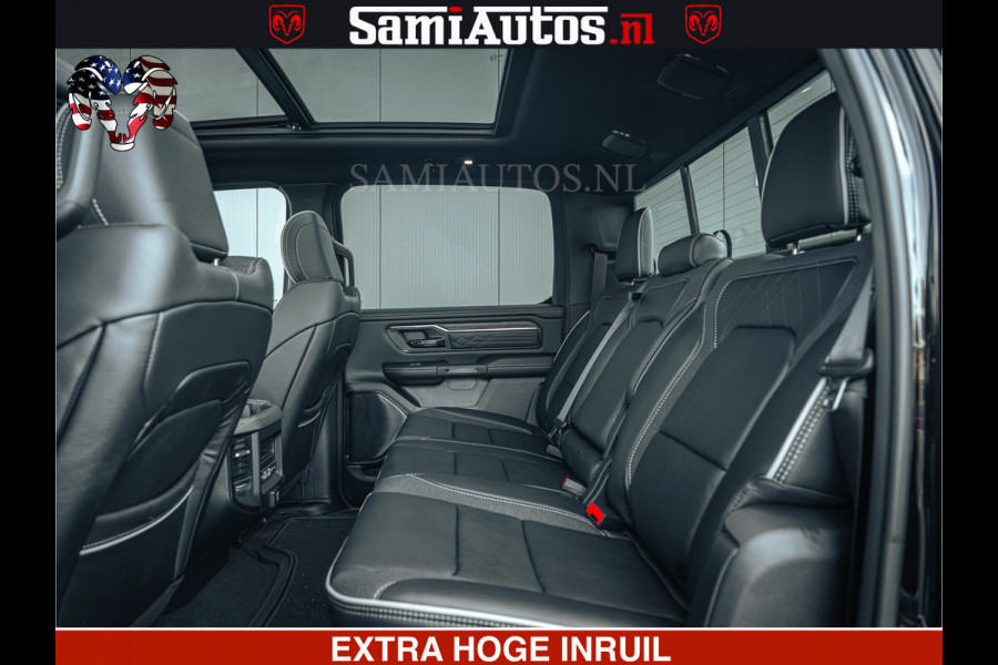Dodge Ram Limited Night H.O 540HP 706Nm | Massage + Full Option | De Meest Luxe en Volle Pick-Up in zijn Klasse | Comfortabele Dubbele Cabine met Royale 5 Zitplaatsen | BPM vrij | Nu Leverbaar uit Voorraad | Voorraad Nr 2328 -  5157