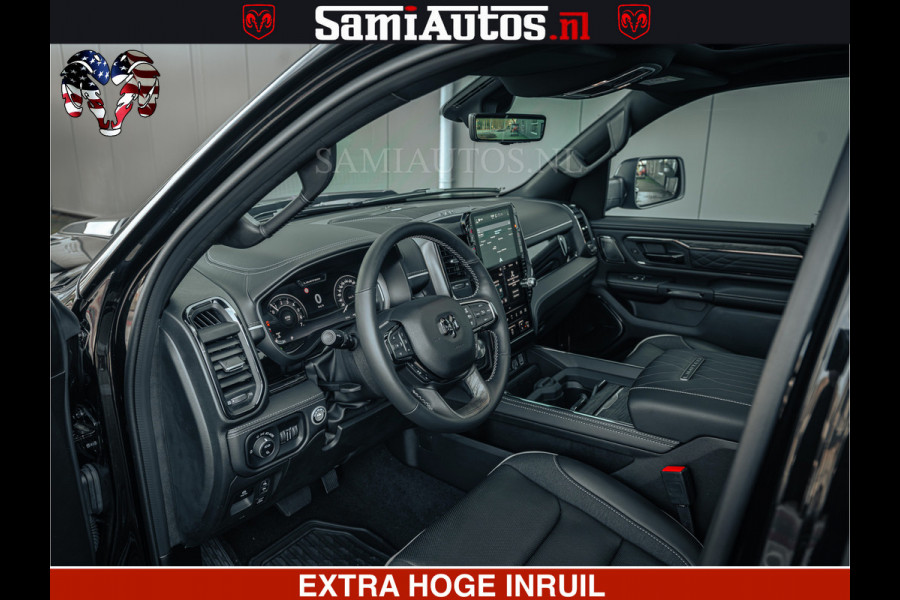 Dodge Ram Limited Night H.O 540HP 706Nm | Massage + Full Option | De Meest Luxe en Volle Pick-Up in zijn Klasse | Comfortabele Dubbele Cabine met Royale 5 Zitplaatsen | BPM vrij | Nu Leverbaar uit Voorraad | Voorraad Nr 2328 -  5157
