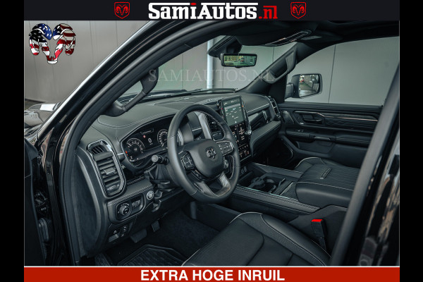 Dodge Ram Limited Night H.O 540HP 706Nm | Massage + Full Option | De Meest Luxe en Volle Pick-Up in zijn Klasse | Comfortabele Dubbele Cabine met Royale 5 Zitplaatsen | BPM vrij | Nu Leverbaar uit Voorraad | Voorraad Nr 2328 -  5157