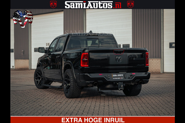 Dodge Ram Limited Night H.O 540HP 706Nm | Massage + Full Option | De Meest Luxe en Volle Pick-Up in zijn Klasse | Comfortabele Dubbele Cabine met Royale 5 Zitplaatsen | BPM vrij | Nu Leverbaar uit Voorraad | Voorraad Nr 2328 -  5157