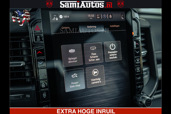 Dodge Ram Limited Night H.O 540HP 706Nm | Massage + Full Option | De Meest Luxe en Volle Pick-Up in zijn Klasse | Comfortabele Dubbele Cabine met Royale 5 Zitplaatsen | BPM vrij | Nu Leverbaar uit Voorraad | Voorraad Nr 2328 -  5157