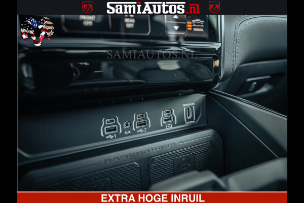 Dodge Ram Limited Night H.O 540HP 706Nm | Massage + Full Option | De Meest Luxe en Volle Pick-Up in zijn Klasse | Comfortabele Dubbele Cabine met Royale 5 Zitplaatsen | BPM vrij | Nu Leverbaar uit Voorraad | Voorraad Nr 2328 -  5157